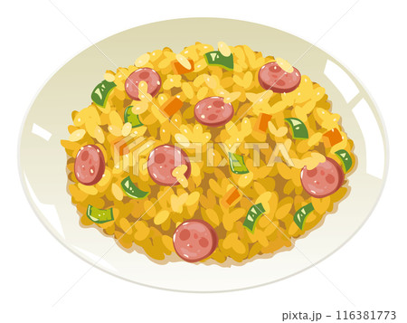 カレー味チャーハン 116381773