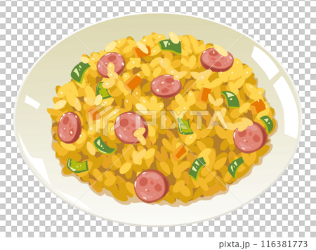 カレー味チャーハン 116381773