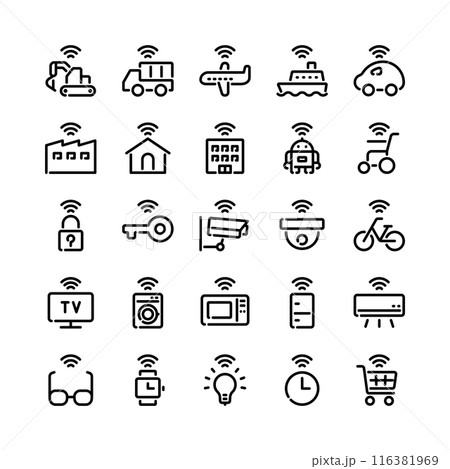 iot　アイコンセット 116381969
