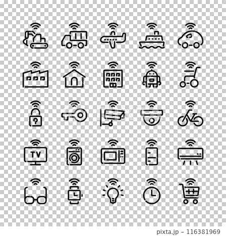 iot　アイコンセット 116381969