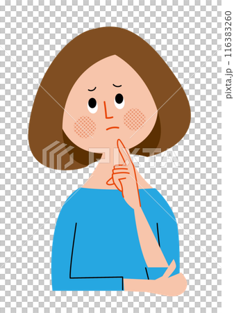 需要一名婦女的例證 116383260