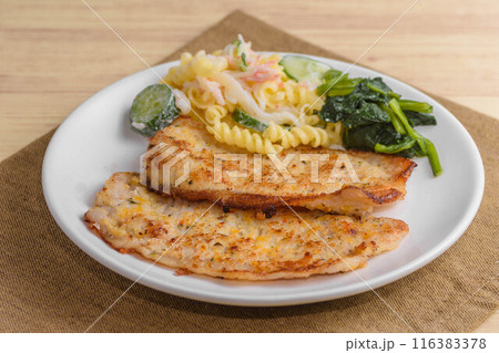 豚ロース肉のステーキ 豚ロース肉のステーキ 116383378