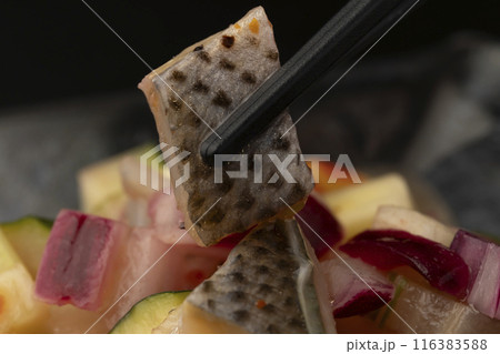 セビーチェ　魚のセビーチェ 箸あげ 116383588