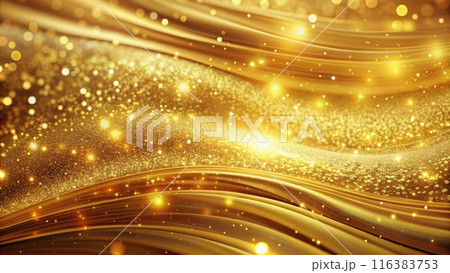 abstract gold background with rays	 116383753