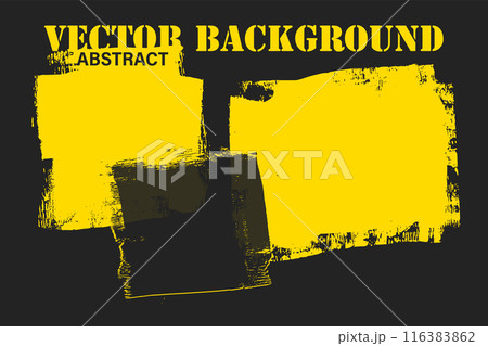 Grunge retro background. Abstract design elements. Retro background. Vintage background. Hand drawn. Texture square background. Abstract shape. Vector illustration. 116383862