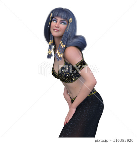 クレオパトラメイクの女性 クレオパトラメイクの女性 116383920