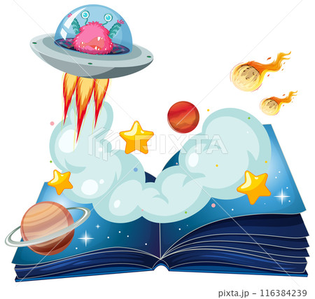 Alien Adventure from a Storybook 116384239