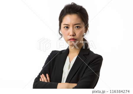 怒るビジネスウーマン 116384274