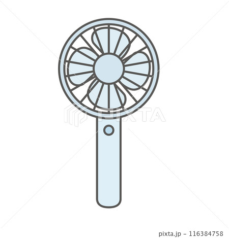 ハンディーファンのイラスト素材 116384758