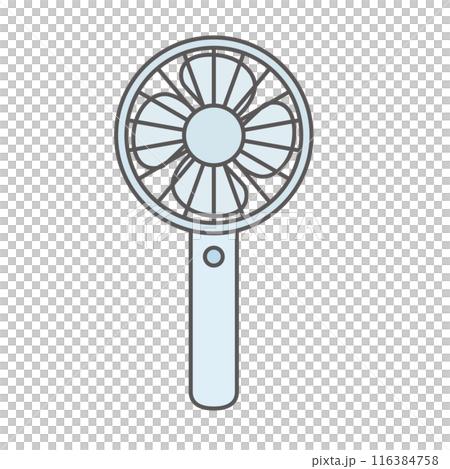 ハンディーファンのイラスト素材 116384758