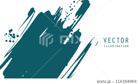 Abstract ink brush banners with grunge effect 116384969
