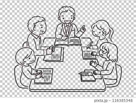 People meeting in the office 116385348