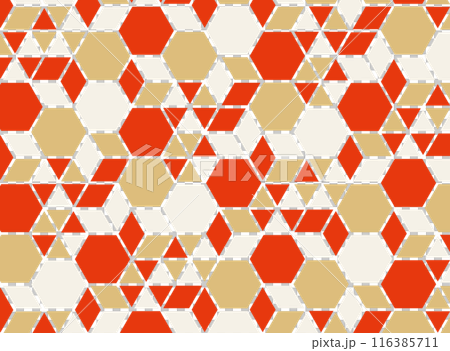 新年影像彩色六角形和幾何背景 新年影像彩色六角形和幾何背景 116385711