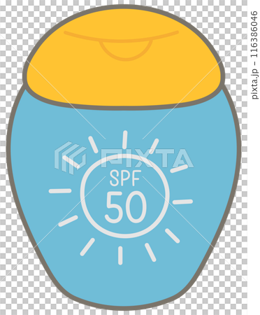 Kid hand drawn cute camping picnic trip elements sunblock sunscreen Kid hand drawn cute camping picnic trip elements sunblock sunscreen 116386046