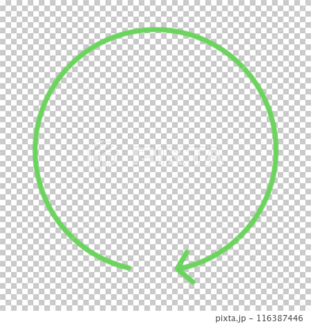 Green Arrow Refresh Arrow illustration Circle Arrow Swirl Arrow Circular Arrow 116387446
