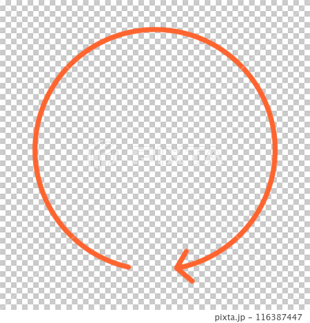 Orange Arrow Refresh Arrow illustration Circle Arrow Swirl Arrow Circular Arrow 116387447