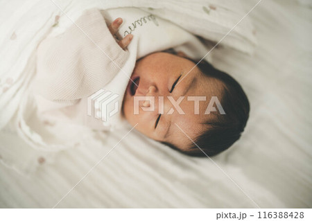 寝ている赤ちゃん 寝ている赤ちゃん 116388428