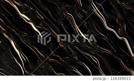 Marble Elegance Polished black marble with subtle golden highlights. 3d background  Marble Elegance Polished black marble with subtle golden highlights. 3d background  116389015