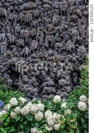 Grotto of artificial stalactites at Waldstein Garden and Wallenstein Palace that houses the Senate of the Czech Republic in Prague Grotto of artificial stalactites at Waldstein Garden and Wallenstein Palace that houses the Senate of the Czech Republic in Prague 116389120