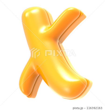 golden letter h made of inflatable balloon isolated on white 116392163