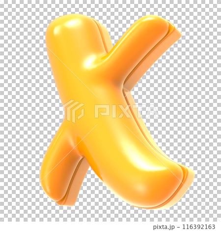 golden letter h made of inflatable balloon isolated on white 116392163