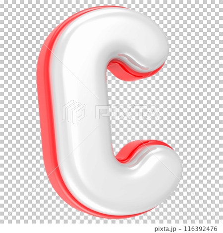 Font And Number Gold With White 3D Render 116392476