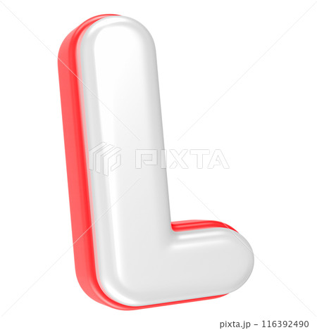 Font And Number Gold With White 3D Render 116392490