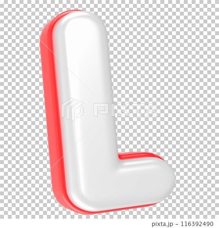 Font And Number Gold With White 3D Render 116392490