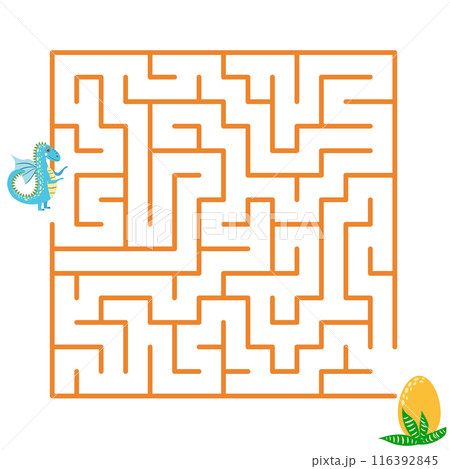 Children's game labyrinth. Find a way out of the maze 116392845