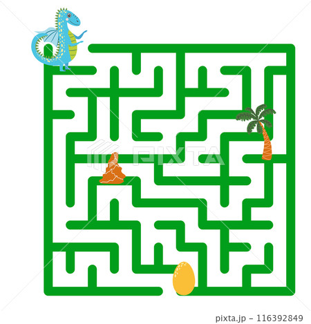 Children's game labyrinth. Find a way out of the maze 116392849