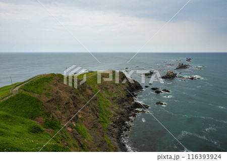日本の北海道のえりも岬の美しい風景 116393924