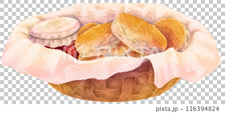Scone in pixel art style 116394824