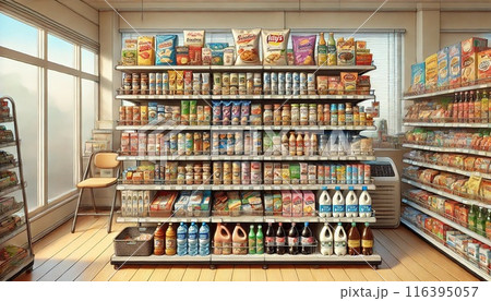 スーパーマーケット 116395057