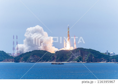 H3ロケット3号機打ち上げ H3ロケット3号機打ち上げ 116395967
