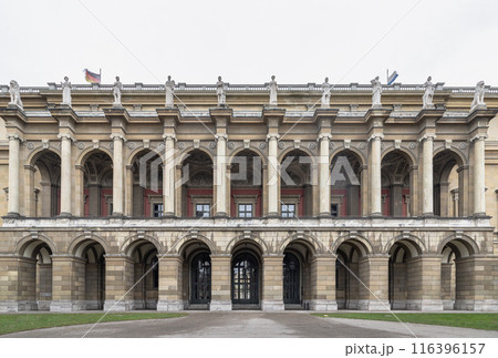 Architecture exterior of The Munich Residence in Renaissance baroque style, 116396157
