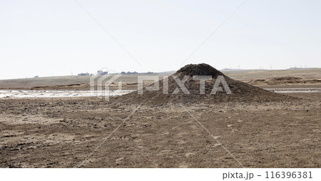 mud volcano, landscape photography 116396381