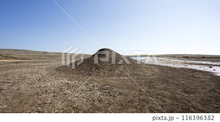 mud volcano, landscape photography mud volcano, landscape photography 116396382