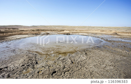 mud volcano, landscape photography 116396383