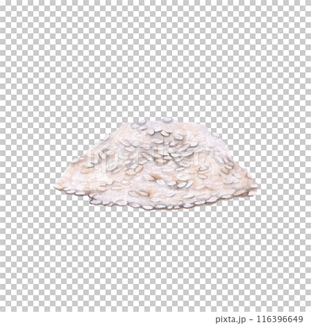Pile of white rice watercolor illustration. Hand drawn design element isolated from background. Organic farming grains painting for crop harvesting, product packaging or food ingredients clip art Pile of white rice watercolor illustration. Hand drawn design element isolated from background. Organic farming grains painting for crop harvesting, product packaging or food ingredients clip art 116396649