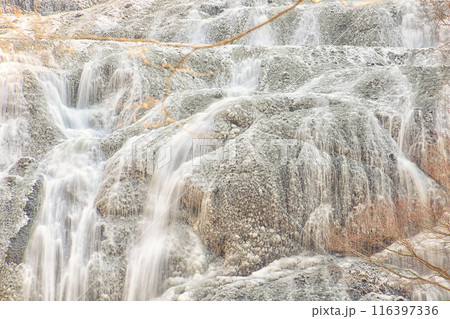 凍る袋田の滝 凍る袋田の滝 116397336