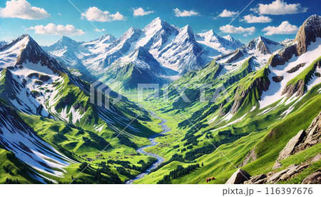 スイスアルプス 116397676