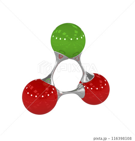3d render molecule, 3d visualization, cg illustration 116398108
