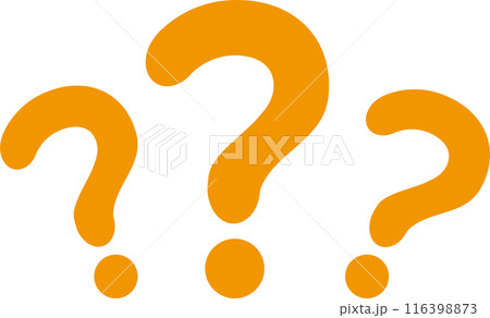 はてなマーク　疑問　？　アイコン　Question 116398873