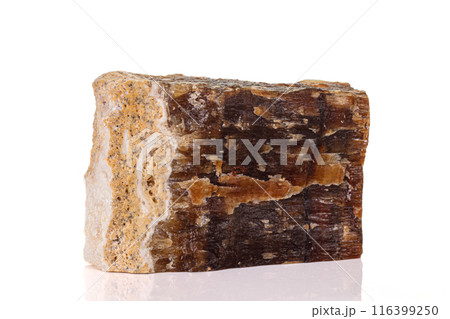 Macro stone mineral onyx marble on white background 116399250