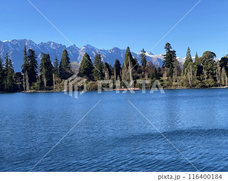 Lake Wakatipu in Queenstown New Zealand WPA Photo 116400184