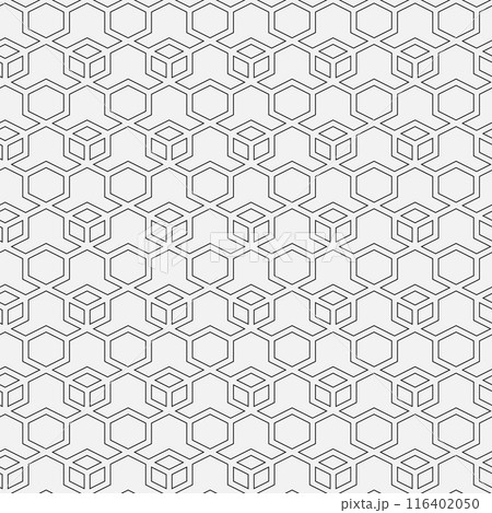 Abstract geometric seamless pattern. 116402050