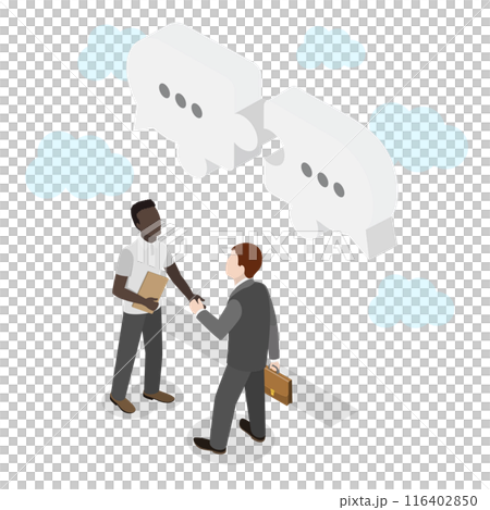 3D Isometric Flat Illustration of Great Communication Skills, Storytelling or Explanation 3D Isometric Flat Illustration of Great Communication Skills, Storytelling or Explanation 116402850