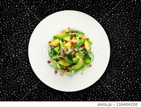 Crumpled Paper Texture Background, Wrinkled Document Pattern 116404208