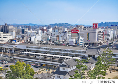【福山城からの風景】 広島県福山市丸之内 116404370