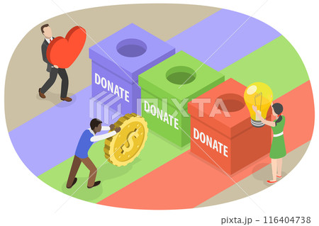 3D Isometric Flat Illustration of Political...のイラスト素材 [116404738] - PIXTA
